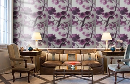 Обои W75.0002.C05 IZA W-05 фото в интерьере кабинета превью