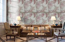 Обои W75.0002.C08 IZA W-08 фото в интерьере кабинета превью