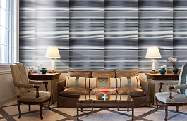 Обои W75.0004.A08 TOILE.39467 фото в интерьере кабинета превью