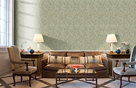 Обои TE4143 фото в интерьере кабинета превью