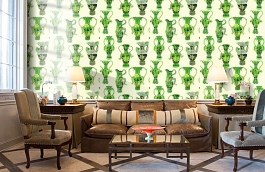 Обои 109/12056 фото в интерьере кабинета превью