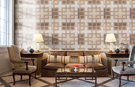 Обои 1805-51 фото в интерьере кабинета превью