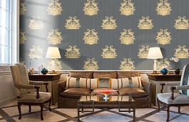 Обои 95861-5 фото в интерьере кабинета превью