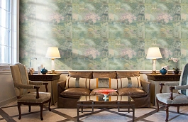 Обои BM27043 фото в интерьере кабинета превью