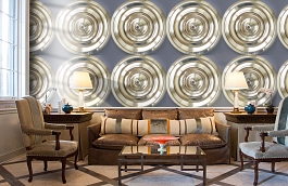 Обои 56396 фото в интерьере кабинета превью