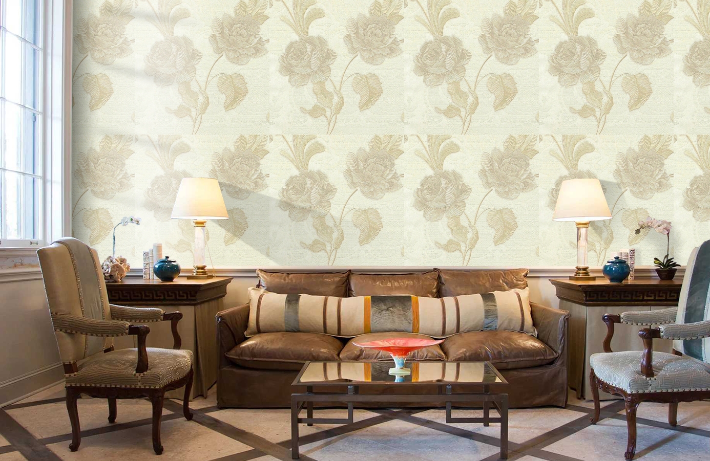 Обои 56908 фото в интерьере кабинета