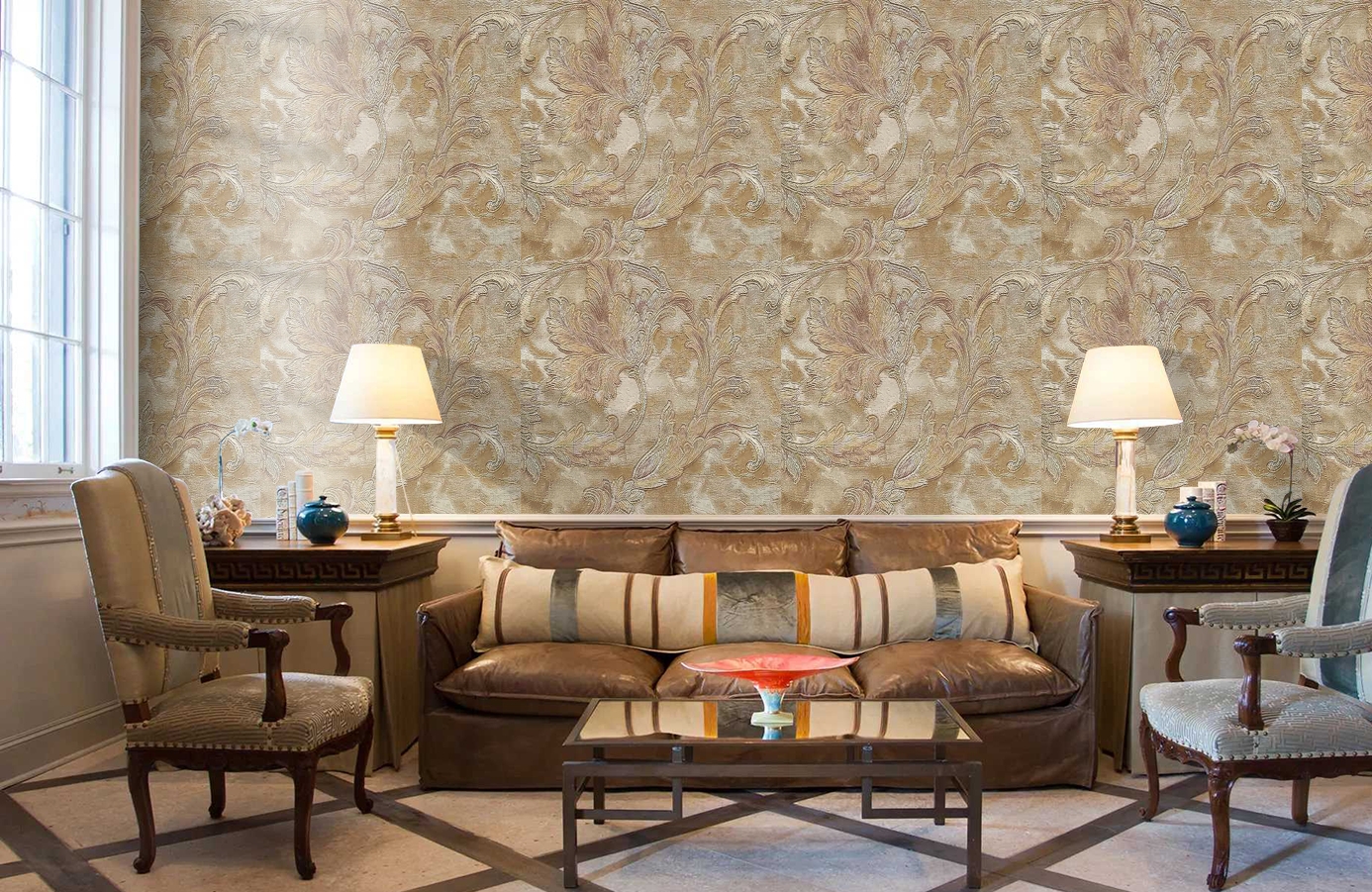 Обои 56920 фото в интерьере кабинета