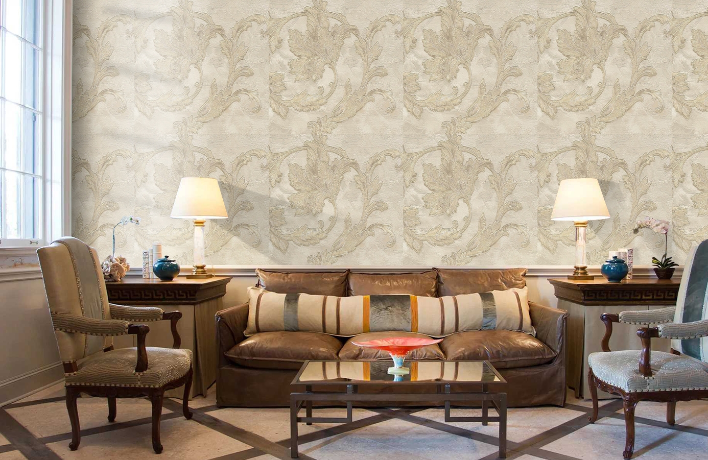 Обои 56925 фото в интерьере кабинета