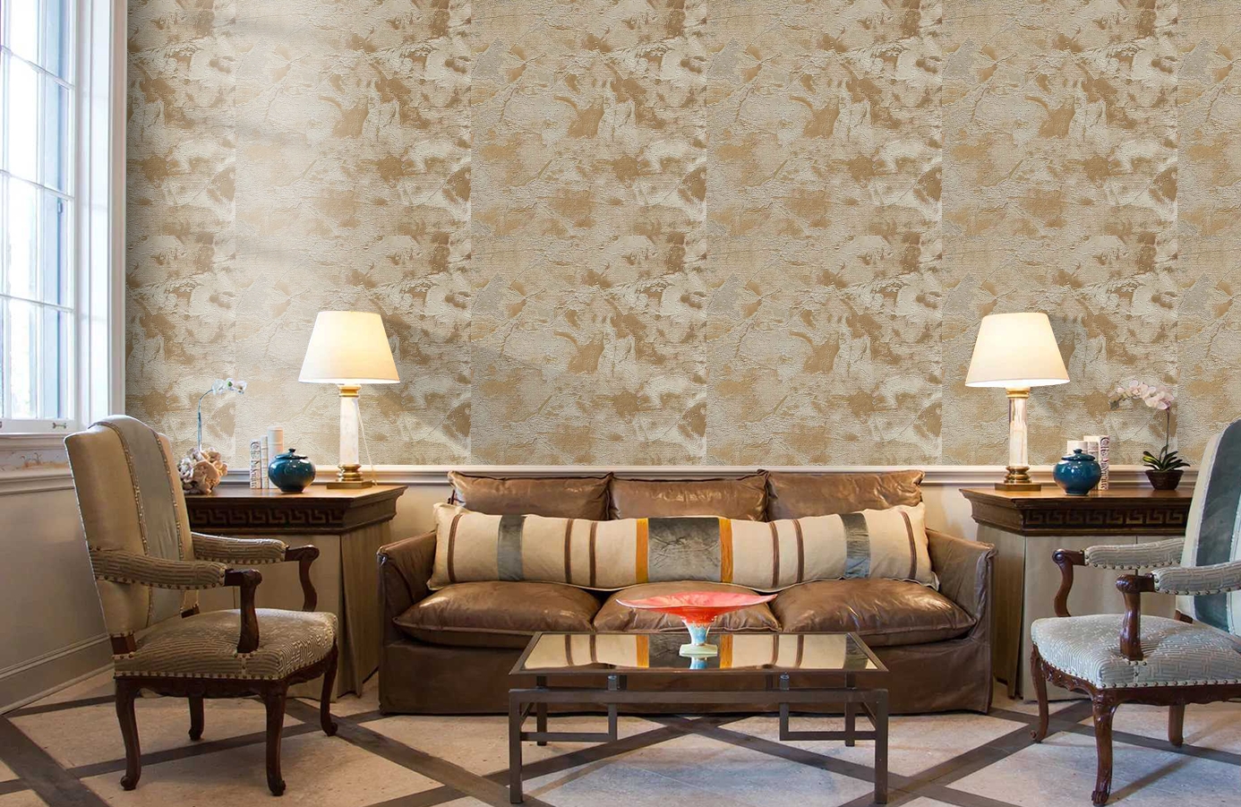 Обои 56937 фото в интерьере кабинета