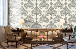 Обои 42305 фото в интерьере кабинета превью