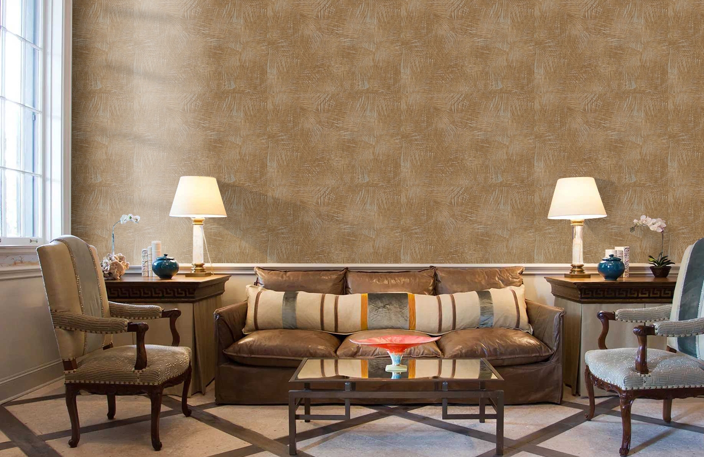 Обои Z44862 фото в интерьере кабинета