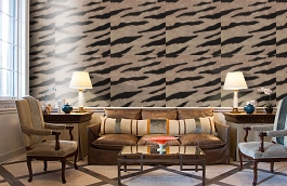 Обои 115002 фото в интерьере кабинета превью