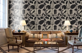 Обои 135052 фото в интерьере кабинета превью