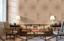 Обои 137203 фото в интерьере кабинета превью