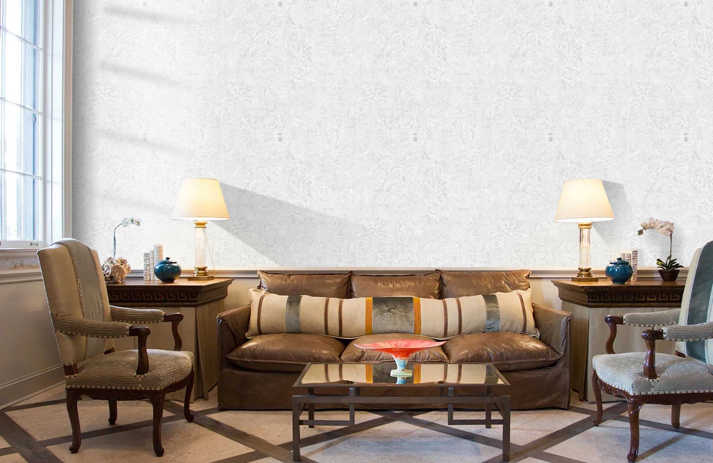 Обои 17054 фото в интерьере кабинета