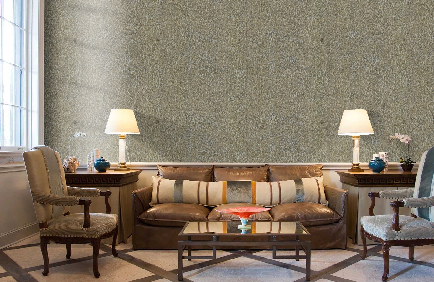 Обои 17086 фото в интерьере кабинета