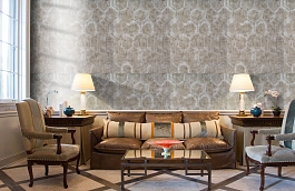 Обои 330011 фото в интерьере кабинета превью