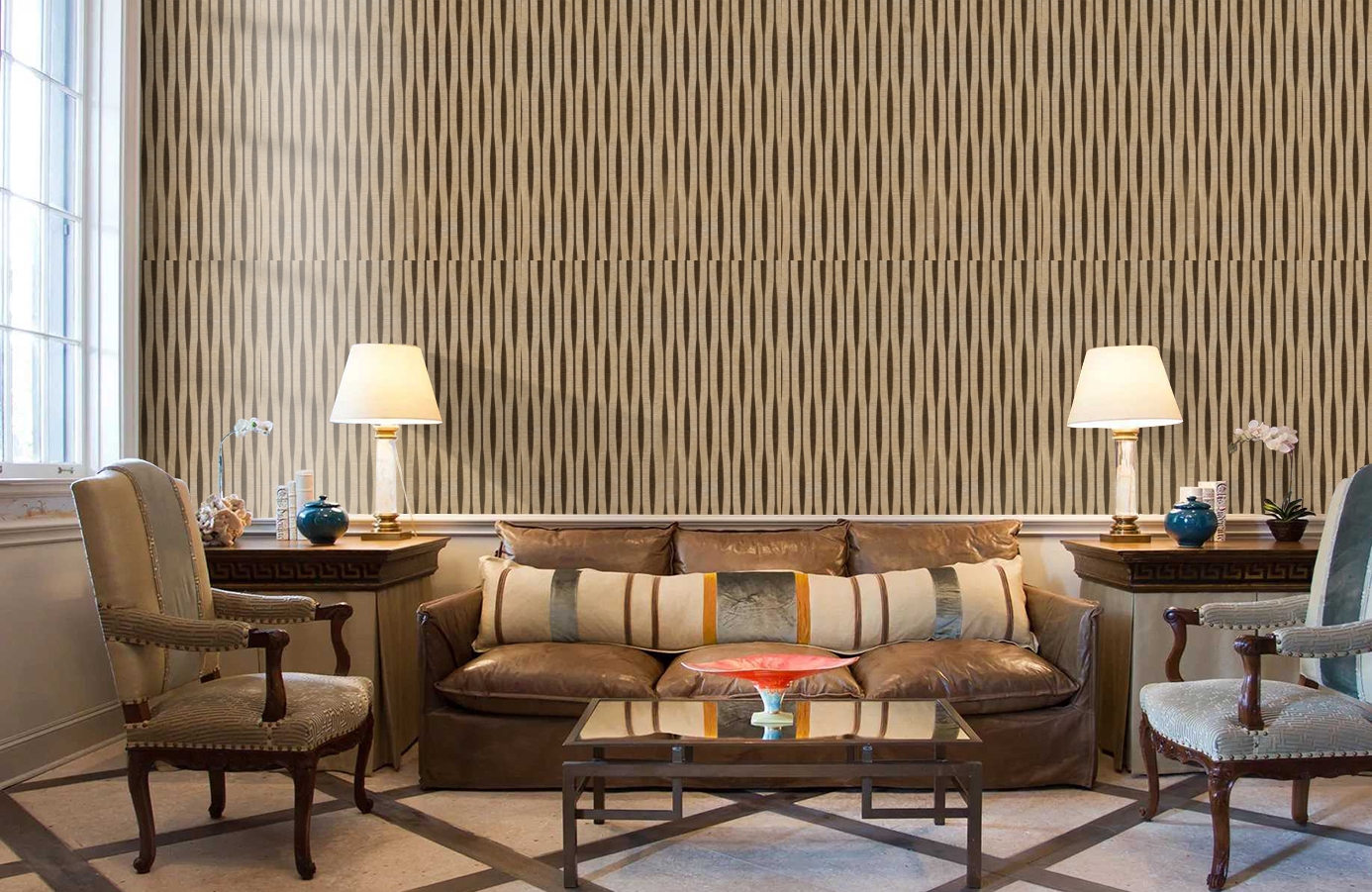 Обои VE165022 фото в интерьере кабинета