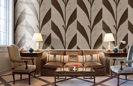 Обои VE165023 фото в интерьере кабинета превью