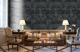 Обои ZS16346 фото в интерьере кабинета превью