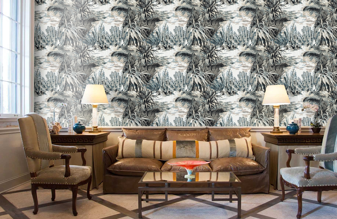 Обои 22100 фото в интерьере кабинета