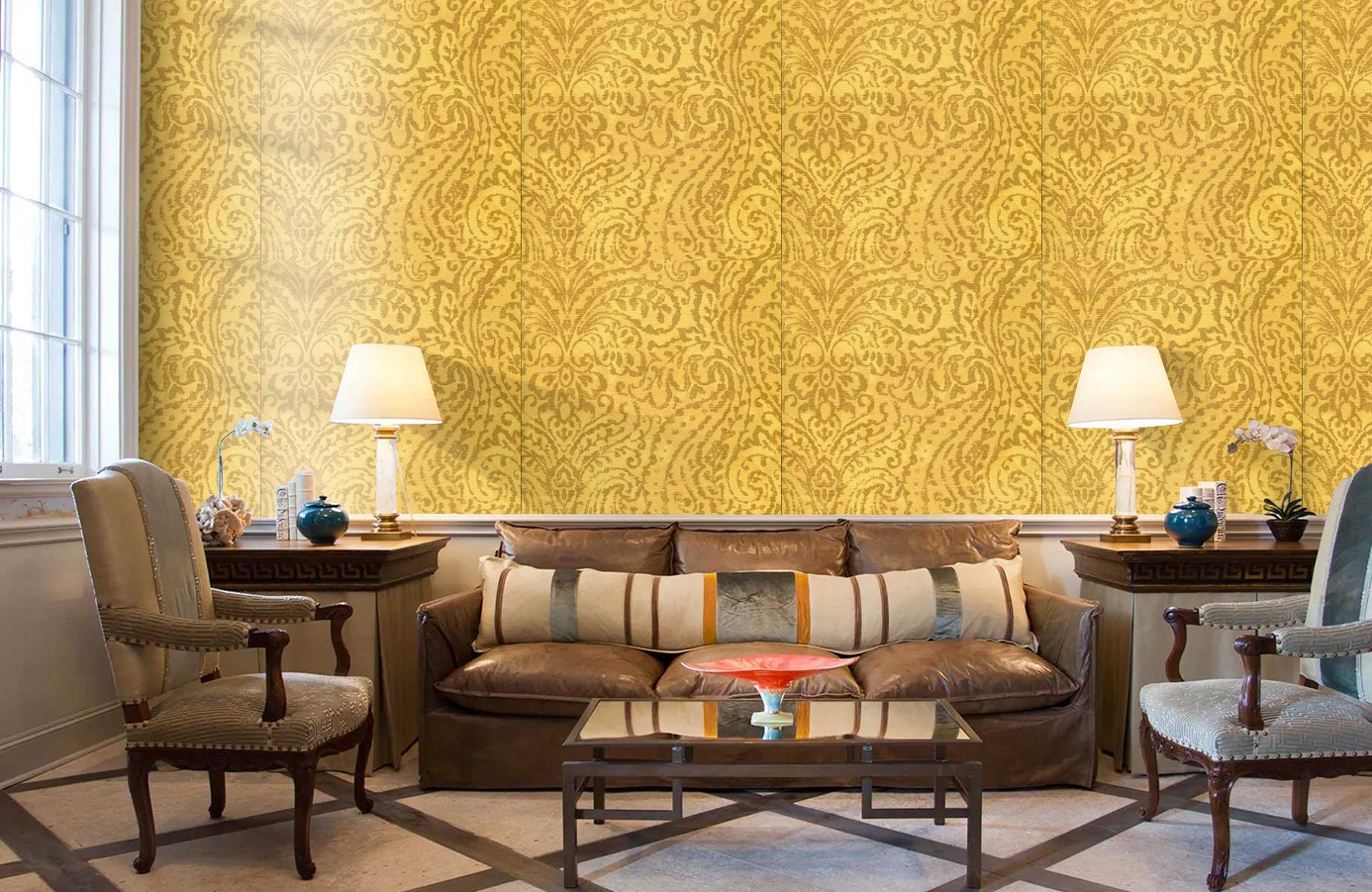 Обои 72410232 фото в интерьере кабинета