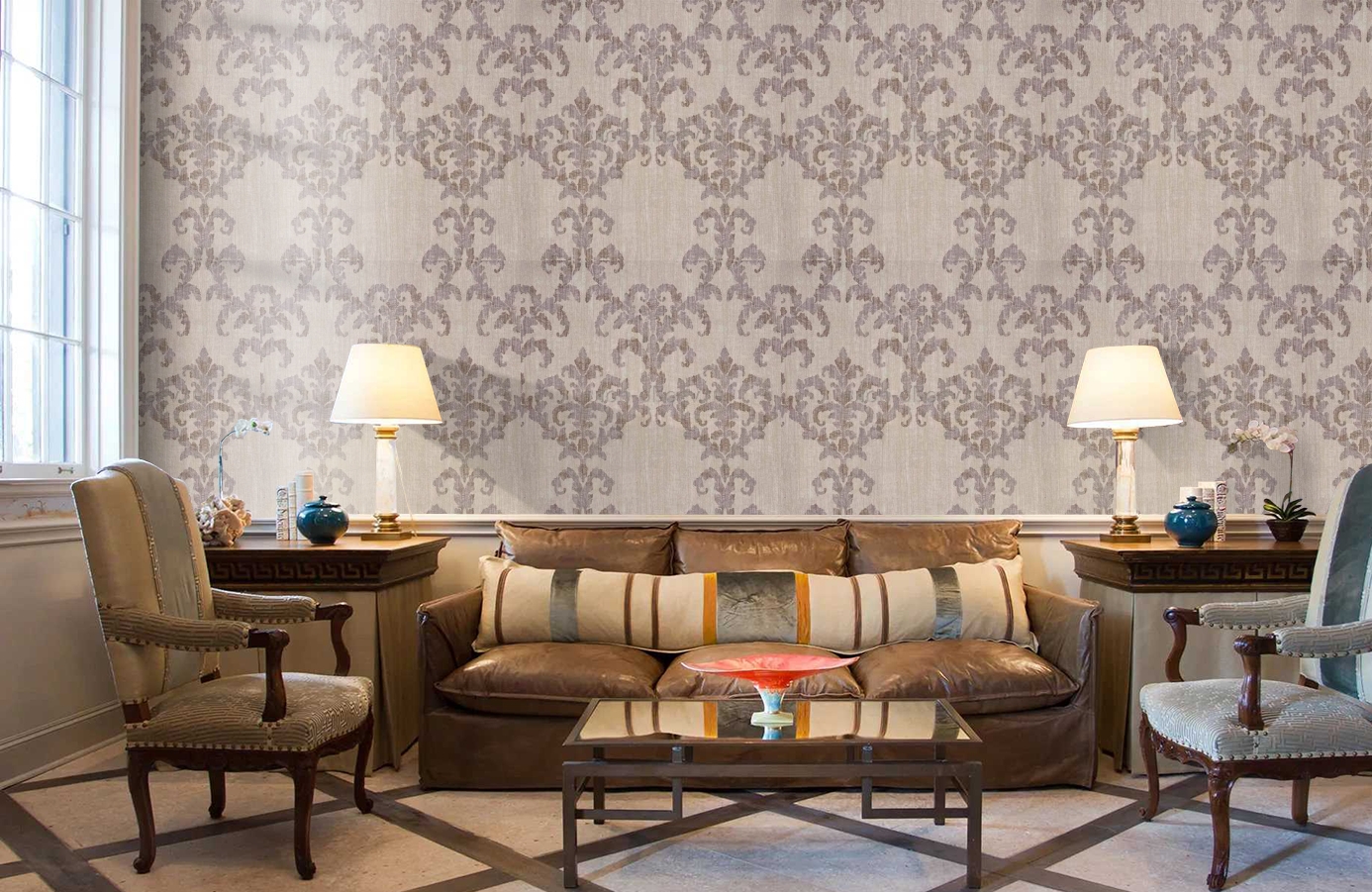 Обои 72440447 фото в интерьере кабинета