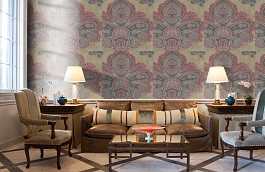 Обои CER303 фото в интерьере кабинета превью