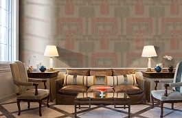 Обои MET101 фото в интерьере кабинета превью