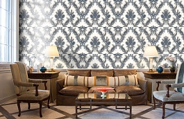 Обои R5010 фото в интерьере кабинета превью