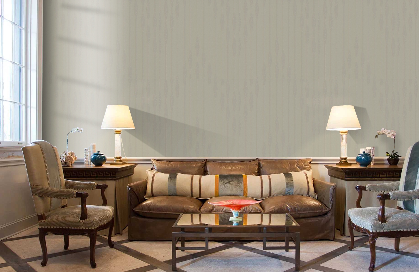 Обои Z90016 фото в интерьере кабинета