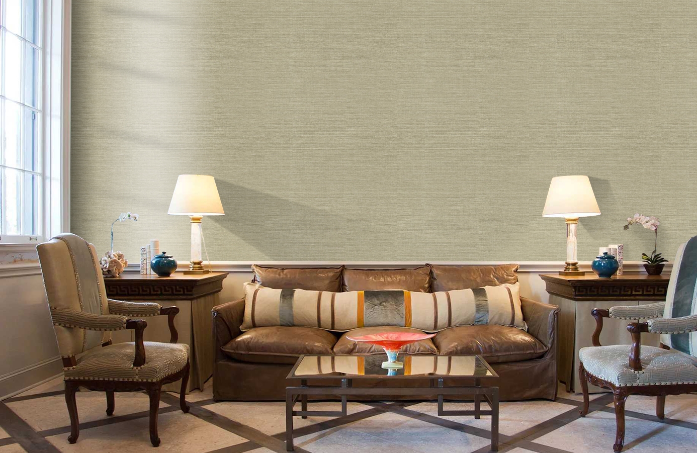 Обои 45111 фото в интерьере кабинета