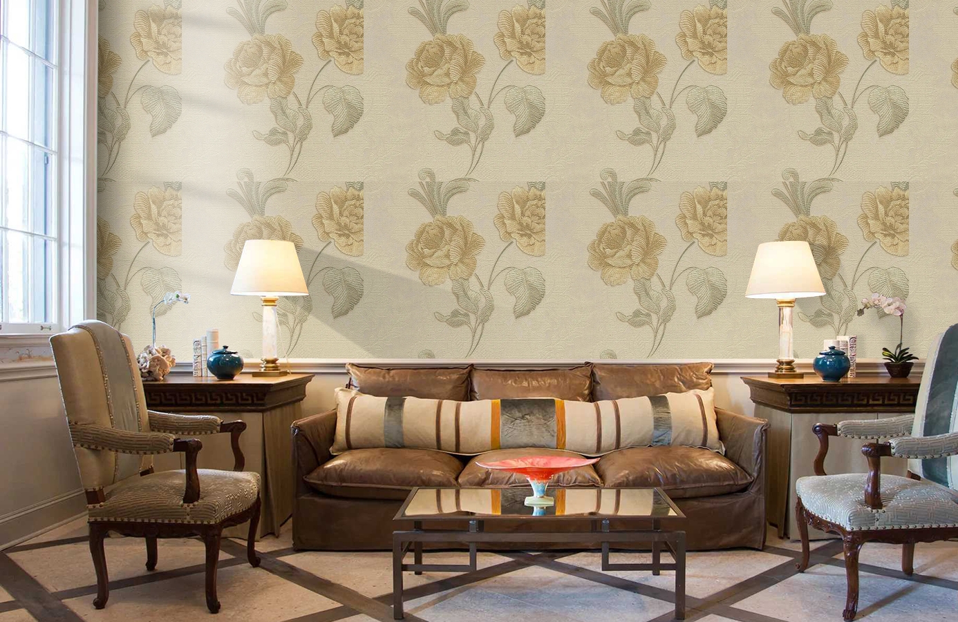 Обои 56941 фото в интерьере кабинета