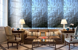 Обои 20 фото в интерьере кабинета превью