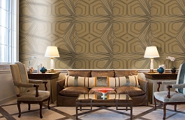 Обои 55010 фото в интерьере кабинета превью