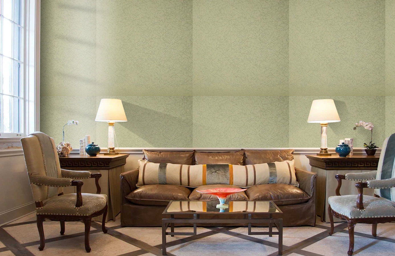 Обои 208015 фото в интерьере кабинета