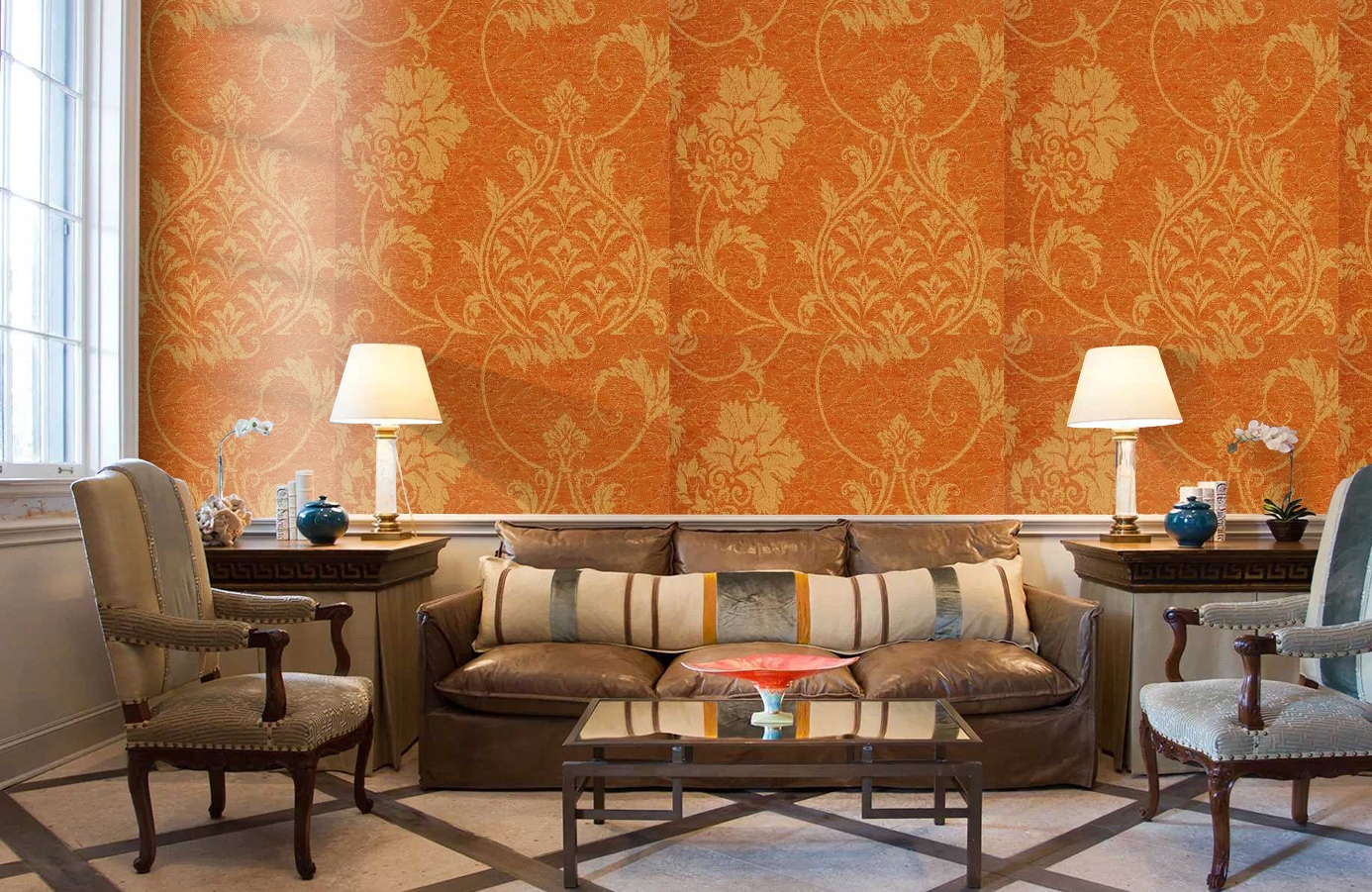 Обои 208021 фото в интерьере кабинета