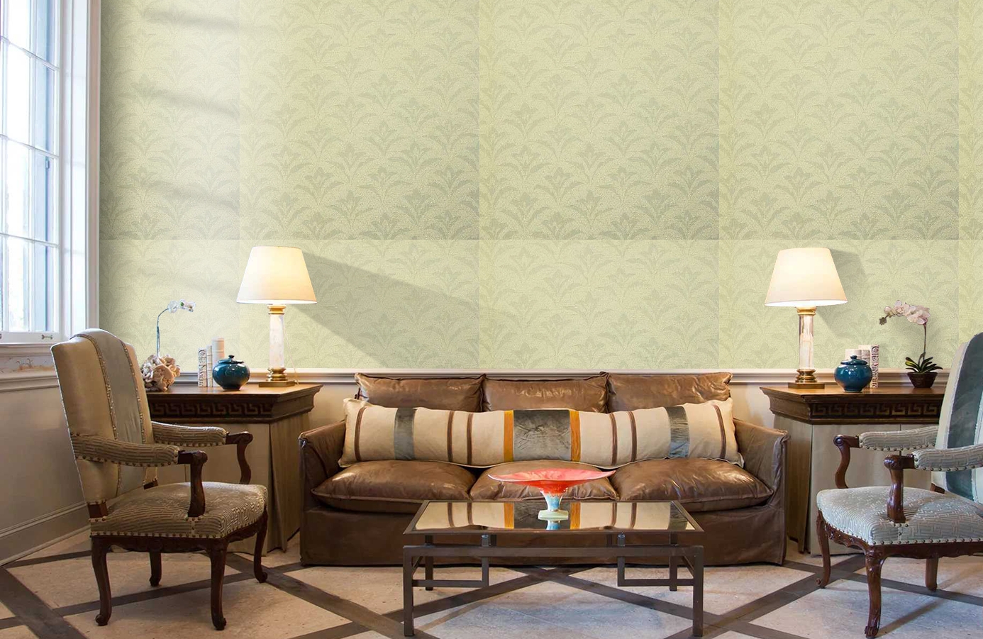 Обои 208039 фото в интерьере кабинета