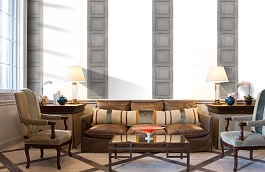 Обои MD901003 фото в интерьере кабинета превью