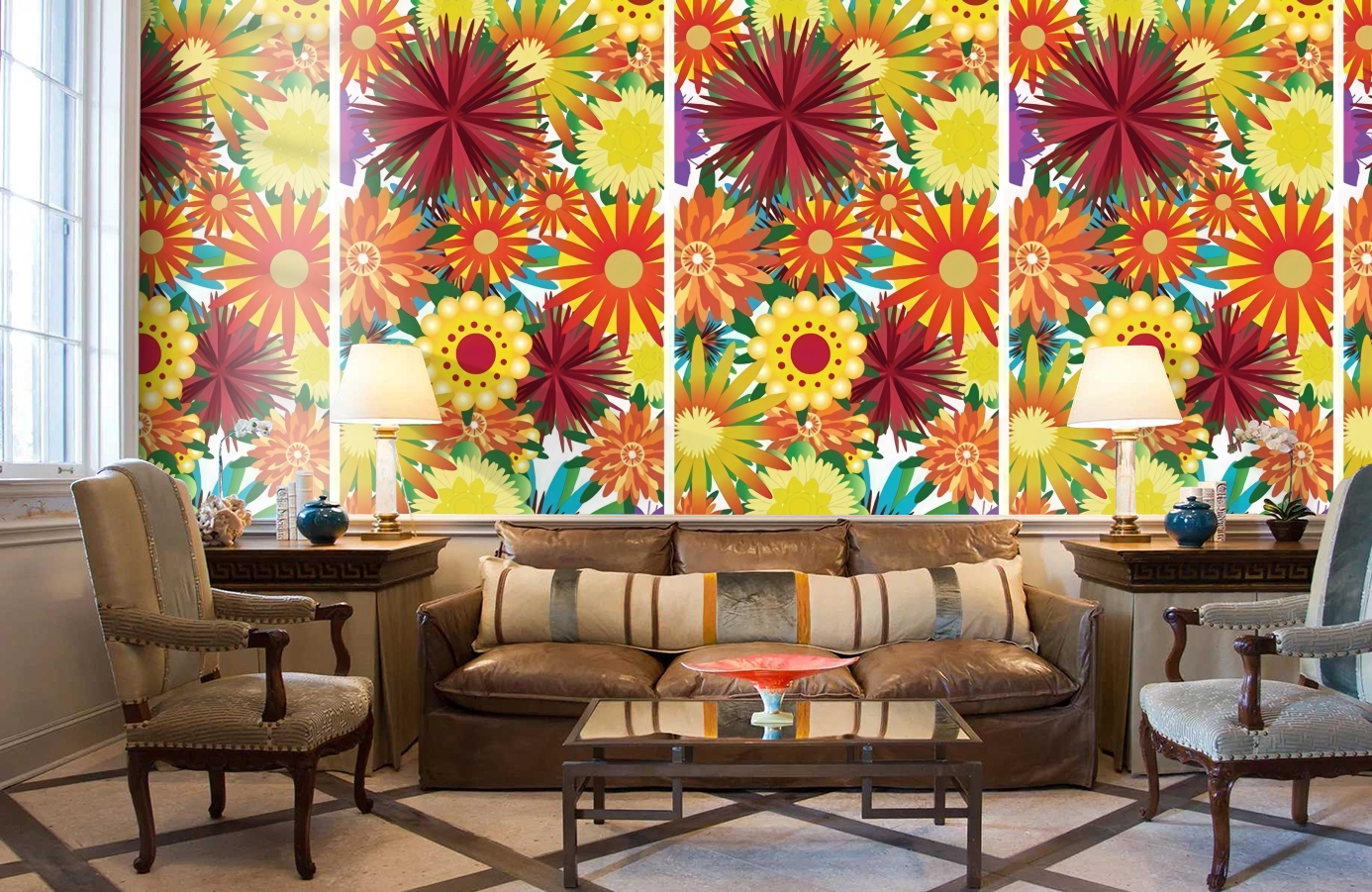 Обои P031205-2 фото в интерьере кабинета