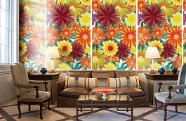 Обои P031205-2 фото в интерьере кабинета превью