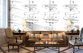 Обои P130201-2 фото в интерьере кабинета превью