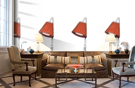 Обои P162602-2 фото в интерьере кабинета превью