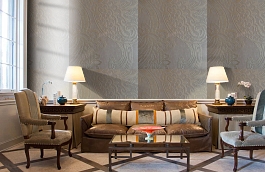 Обои DR 45 фото в интерьере кабинета превью