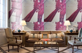 Обои 9120 B9 фото в интерьере кабинета превью