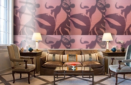 Обои 9130 V7 фото в интерьере кабинета превью