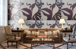 Обои 9130 V9 фото в интерьере кабинета превью