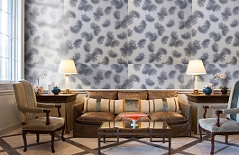 Обои 9140 P30 фото в интерьере кабинета превью