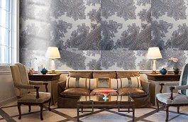 Обои 9150 C30 фото в интерьере кабинета превью