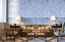 Обои 9160 A3 фото в интерьере кабинета превью